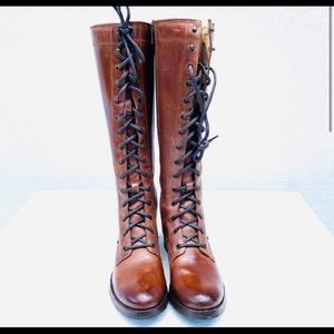 Frye Tall Lace-Up Boots